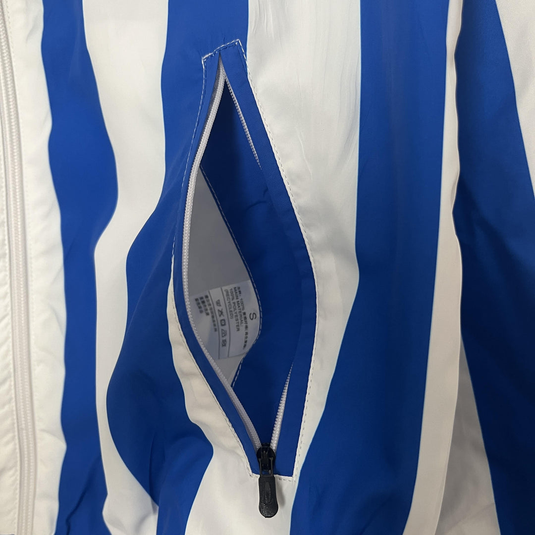Porto Reversible Windbreaker Jacket - White/Blue