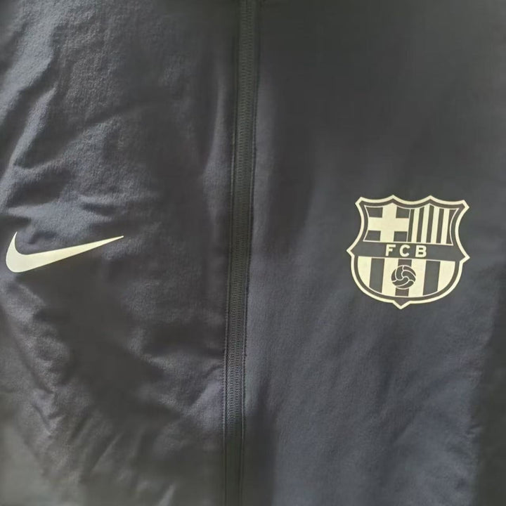 Barcelona Windbreaker Jacket - Navy Blue