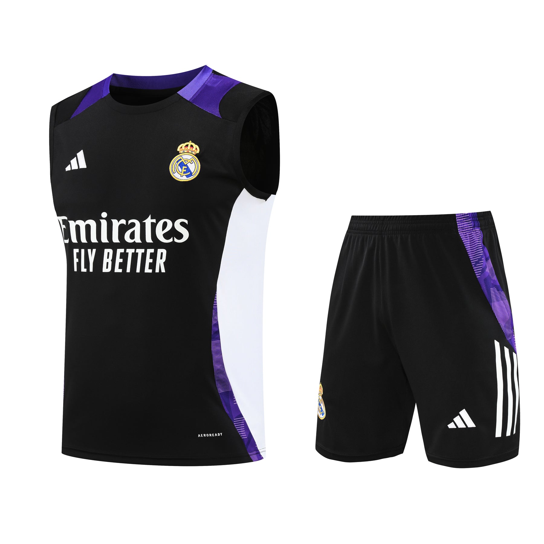 REAL MADRID TANK TOP SET 24/25 - BLACK