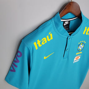 Brazil Pre-Match 21/22 Shirt - Blue