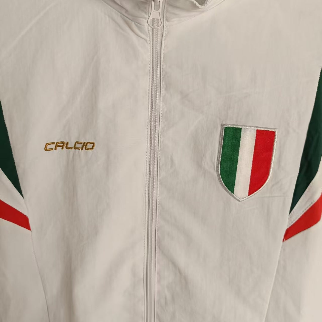 Italy Windbreaker Jacket - White