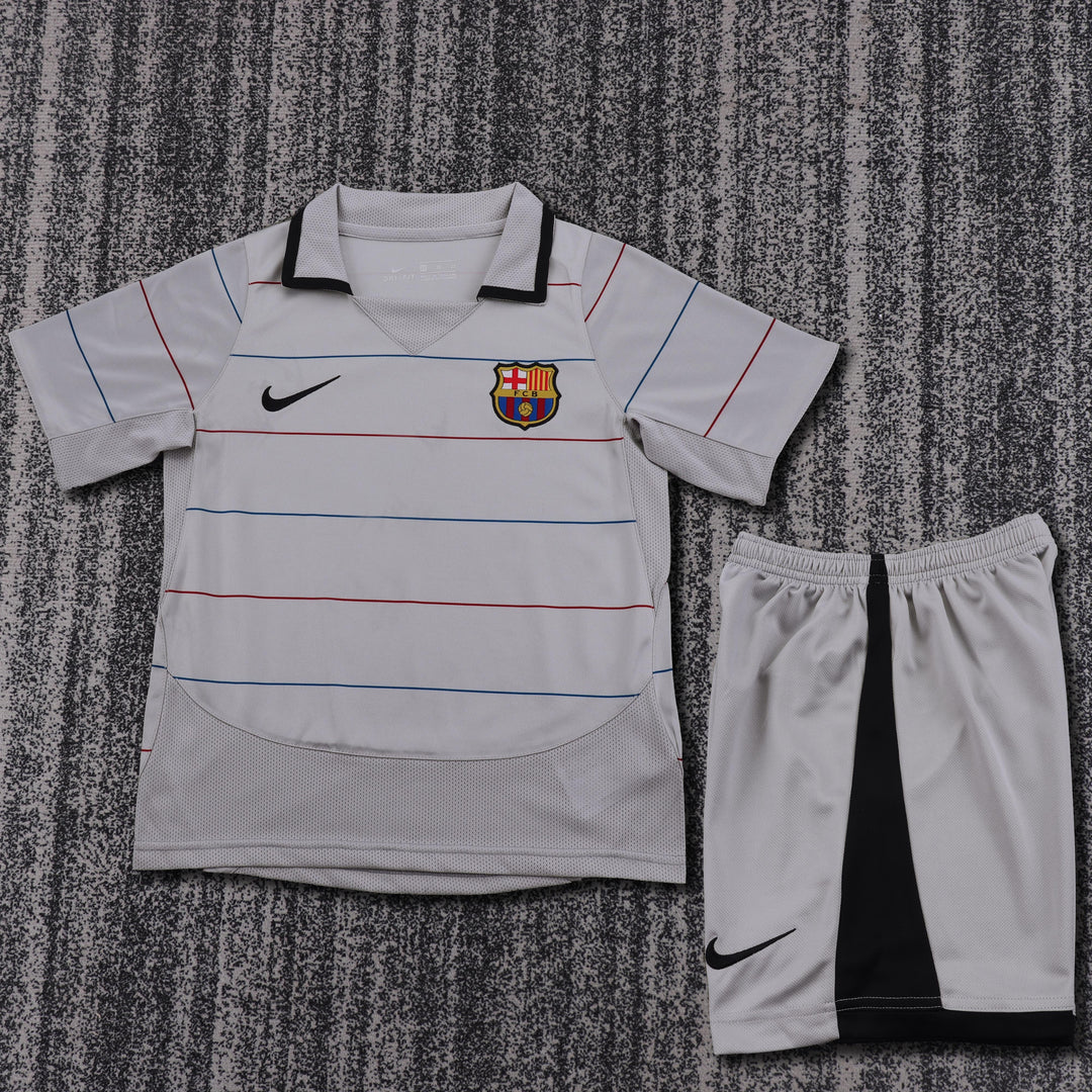 Barcelona 03/04 Children's Away Retro Set