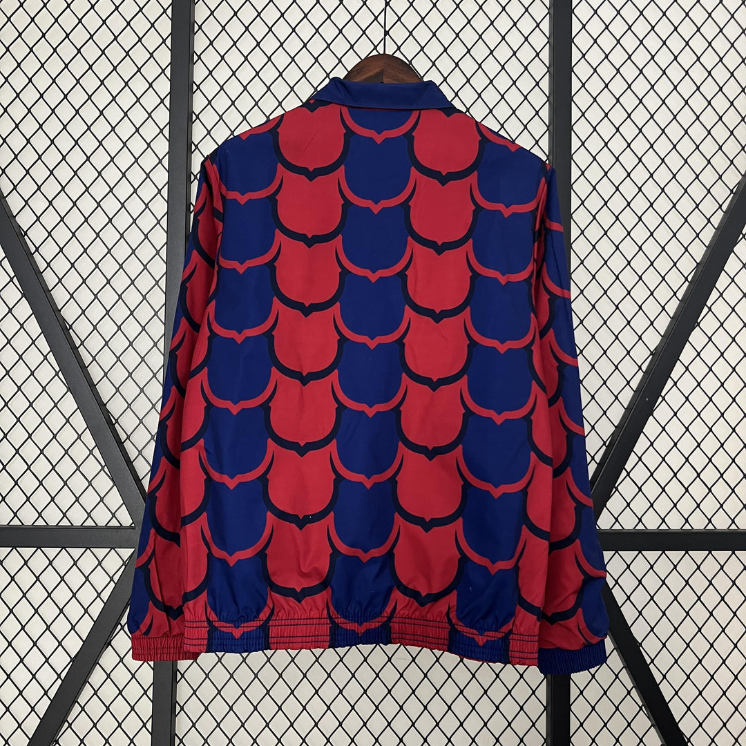 Barcelona Reversible Windbreaker Jacket - Red