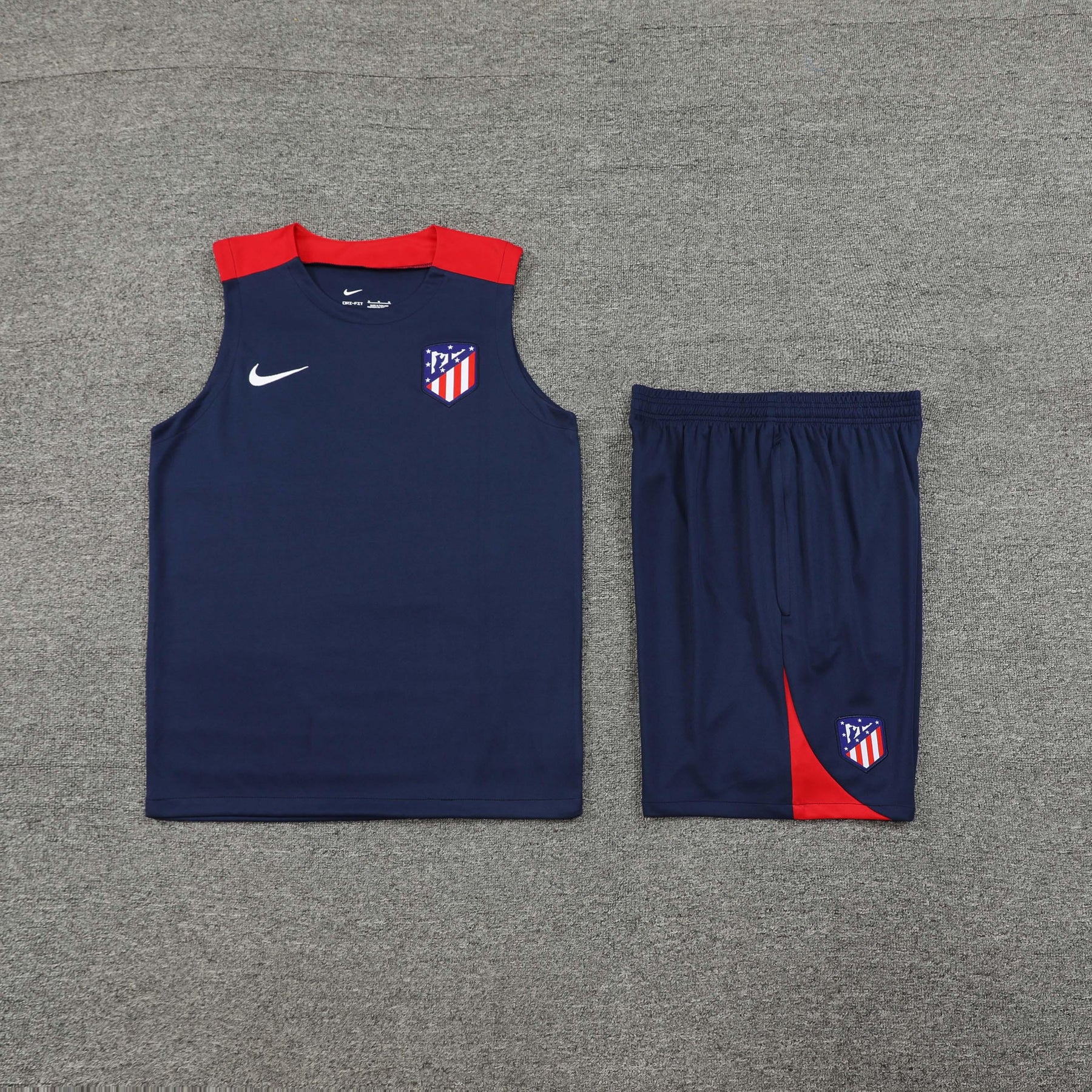 ATLETICO MADRID TANK TOP SET 24/25 - DARK BLUE