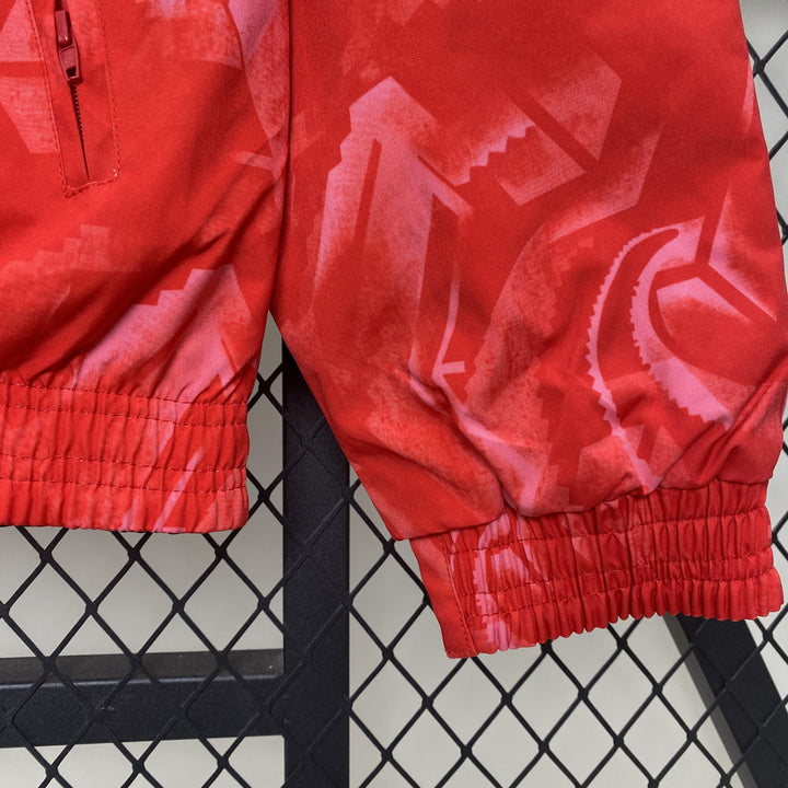 Real Madrid Reversible Windbreaker Jacket - Black/Red