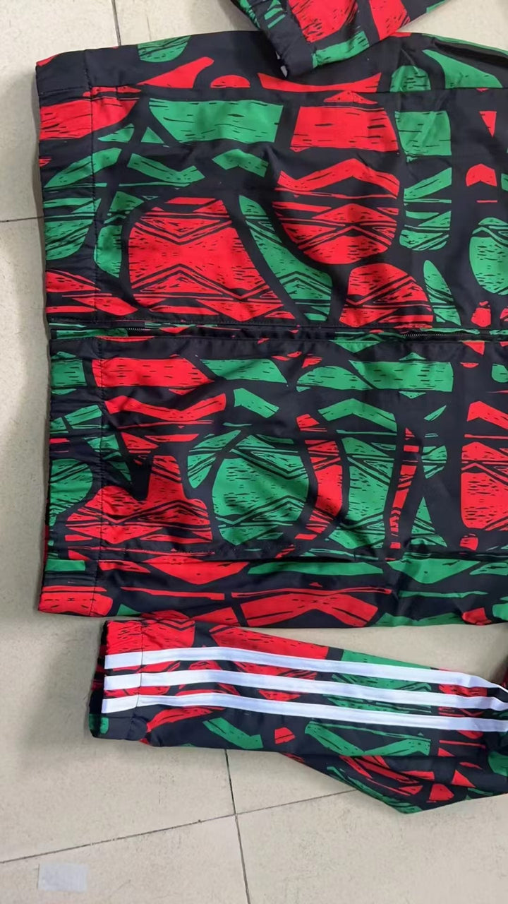 Arsenal 2024/25 Windbreaker Jacket - Red/Green