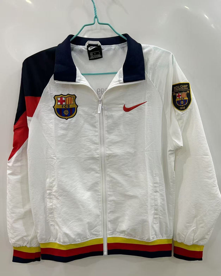 Barcelona Windbreaker Jacket - White II