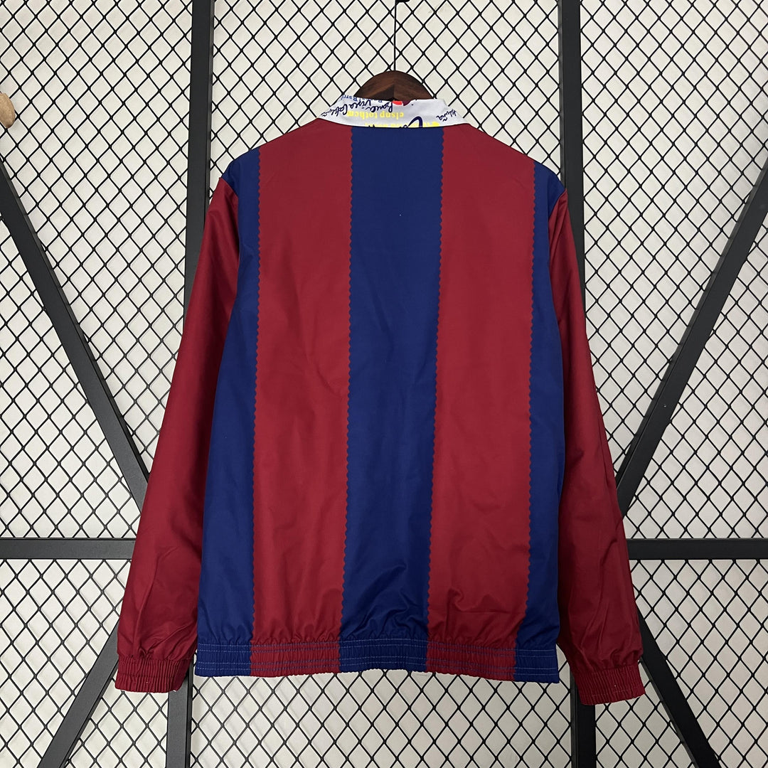 Barcelona Reversible Windbreaker Jacket - Red/White