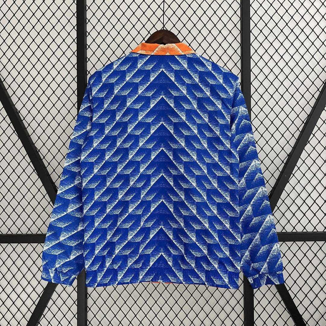 Manchester United Reversible Windbreaker Jacket - Blue/Orange