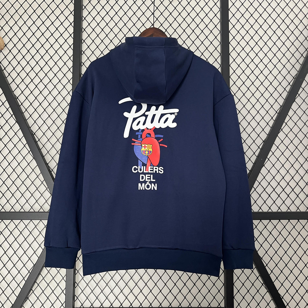 Barcelona Jacket Cap - Navy Blue