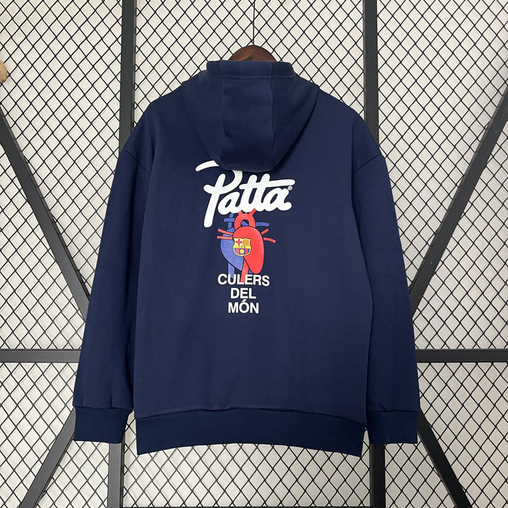 Barcelona Jacket Cap - Navy Blue