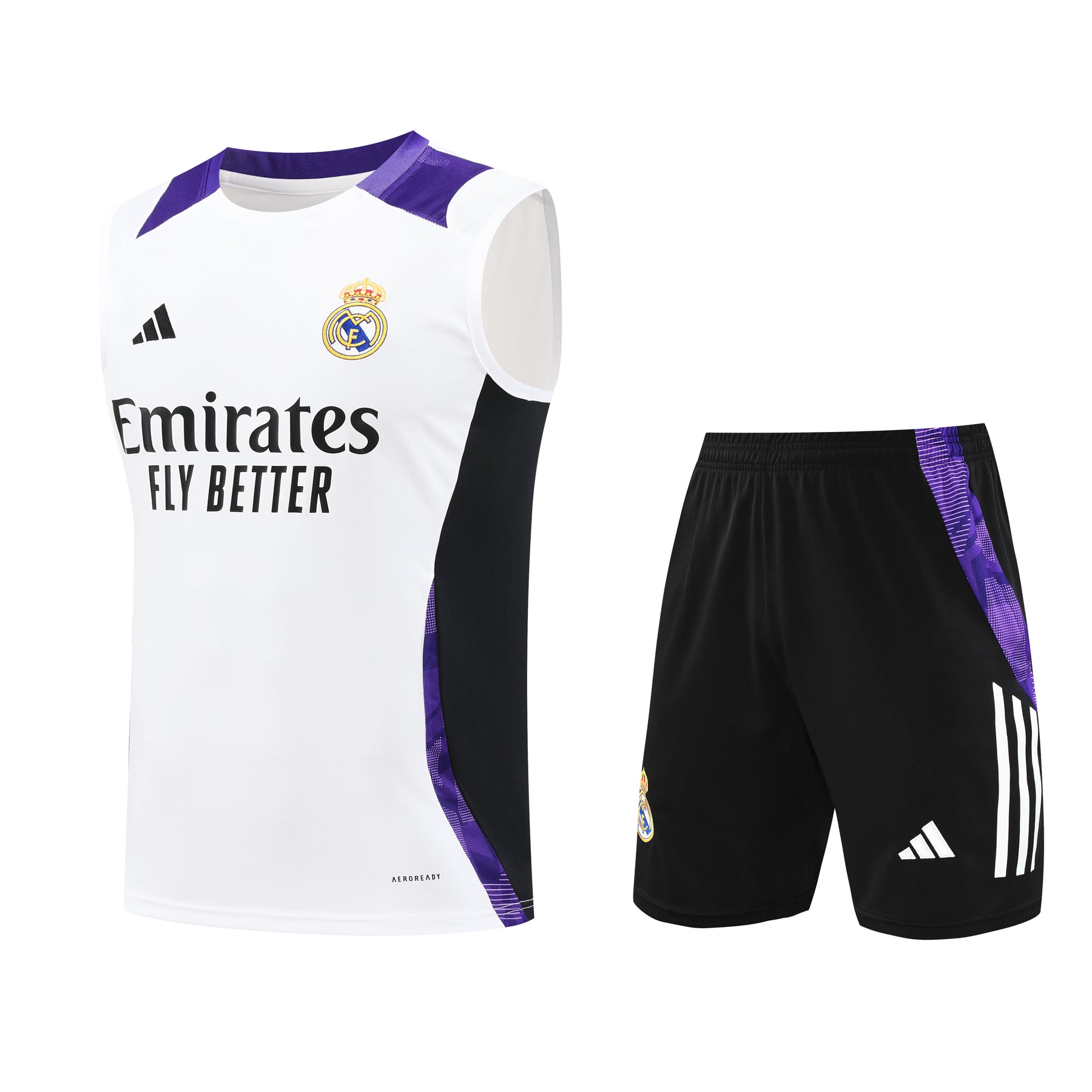 REAL MADRID TANK TOP SET 24/25 - WHITE II