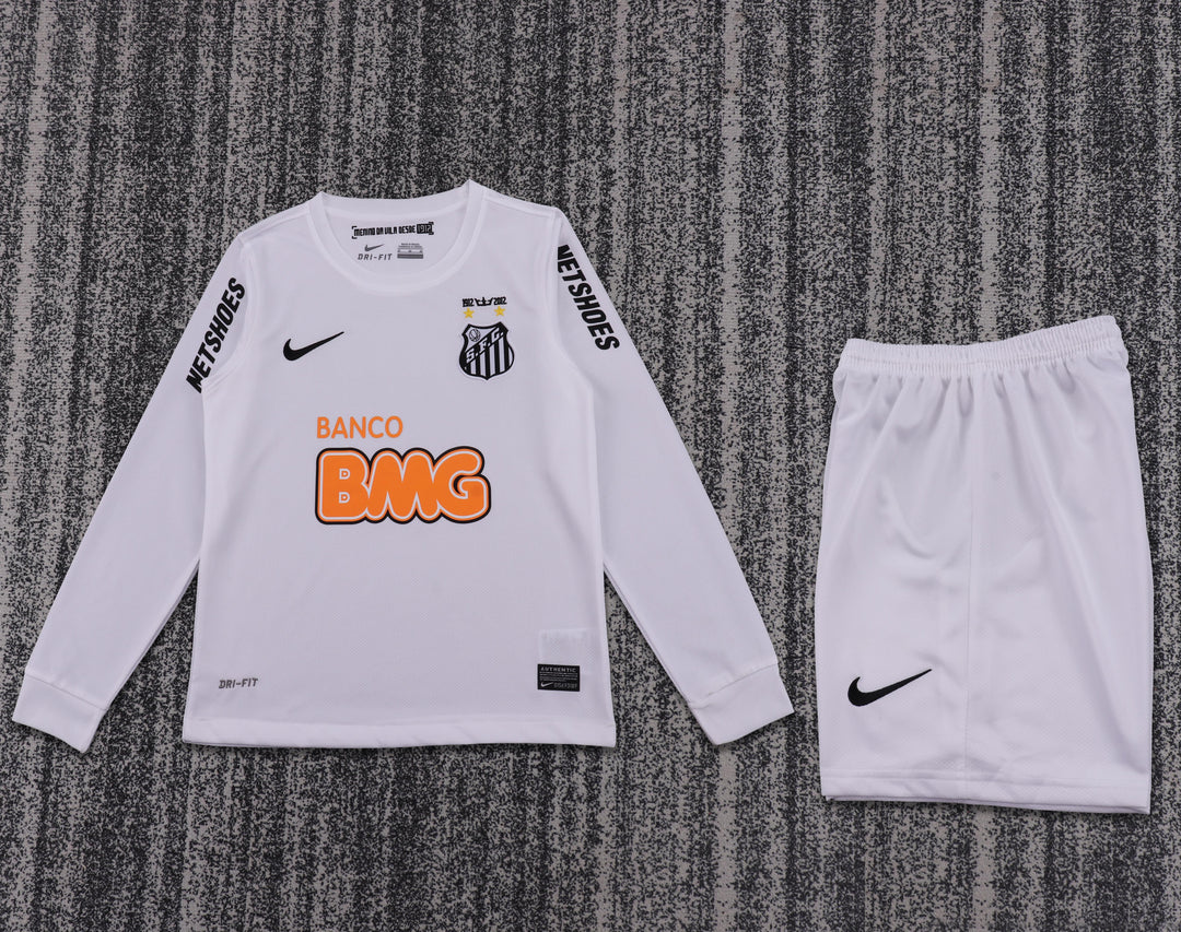 Santos 2013 Children's Home Retro Set - Long Sleeve
