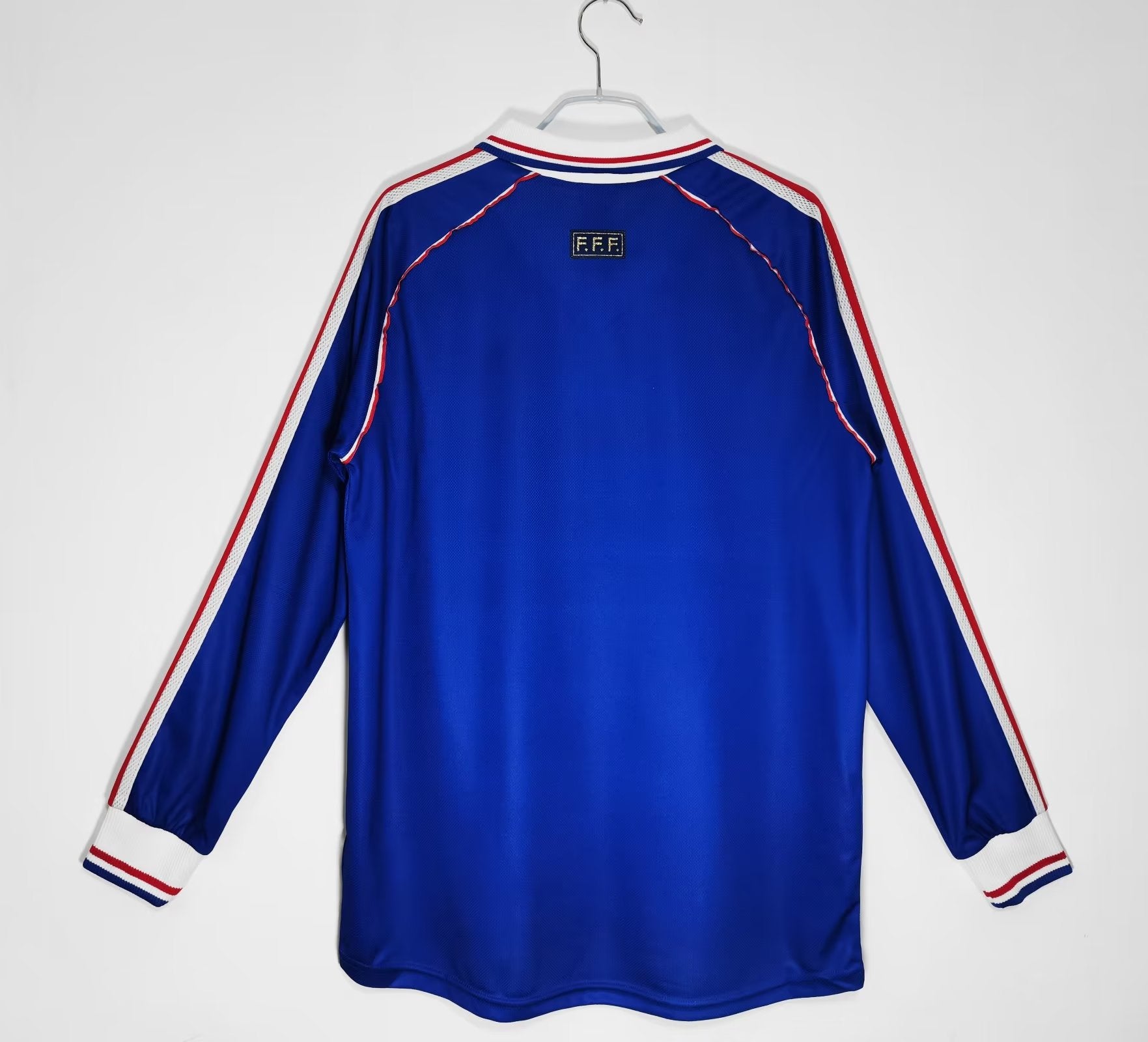 France 1998 Home Retro Shirt - Long Sleeve