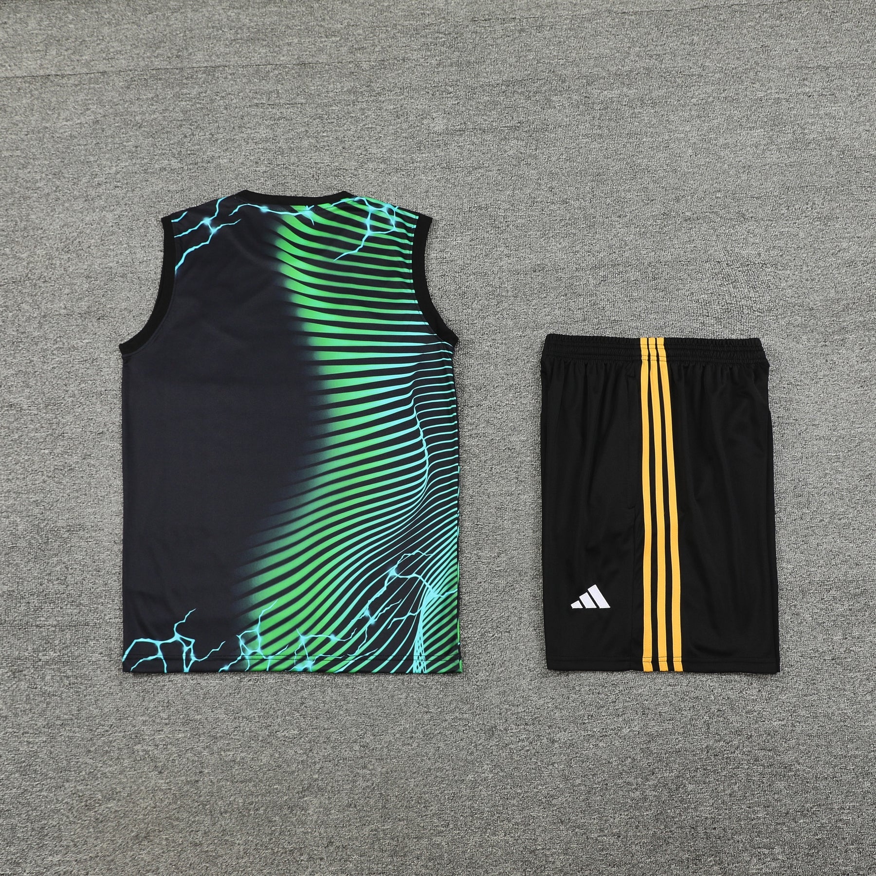 REAL MADRID TANK TOP SET 24/25 - PANTHER GREEN