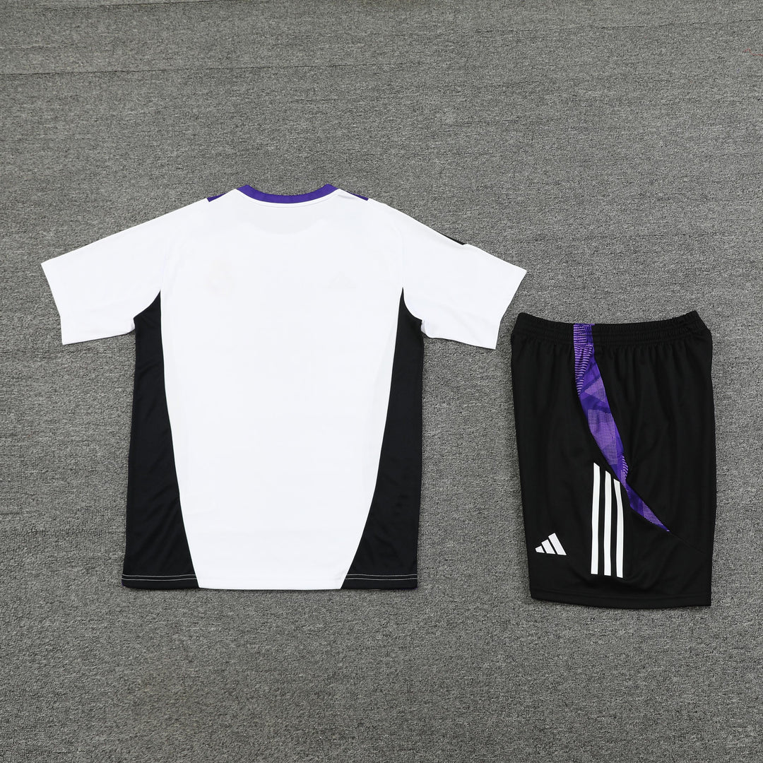 Real Madrid 2024/25 Training Kit - White/Purple