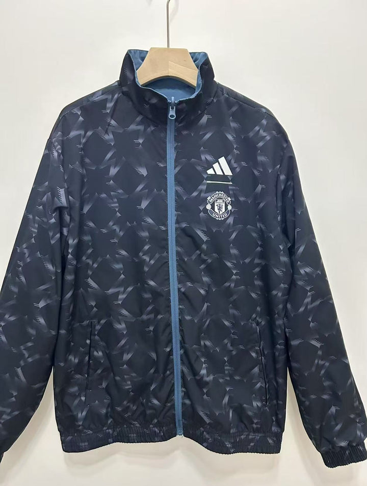 Manchester United 2024/25 Windbreaker Jacket - Black
