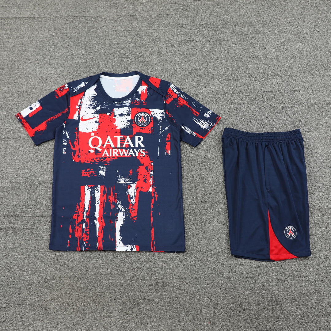 PSG 2024/25 Training Kit - Navy Blue/Red