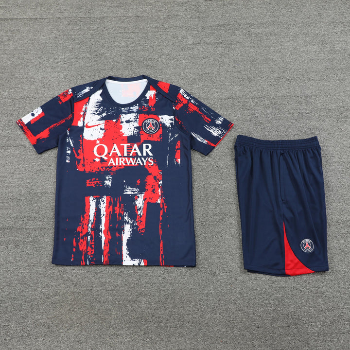 PSG 2024/25 Training Kit - Navy Blue/Red