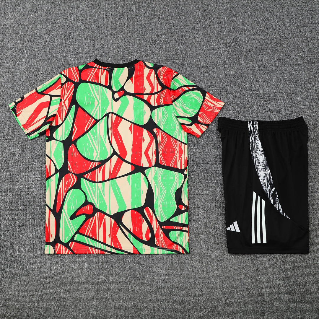 Arsenal 2025/26 Training Kit - Red/Light Green