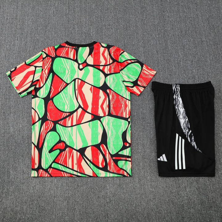 Arsenal 2025/26 Training Kit - Red/Light Green