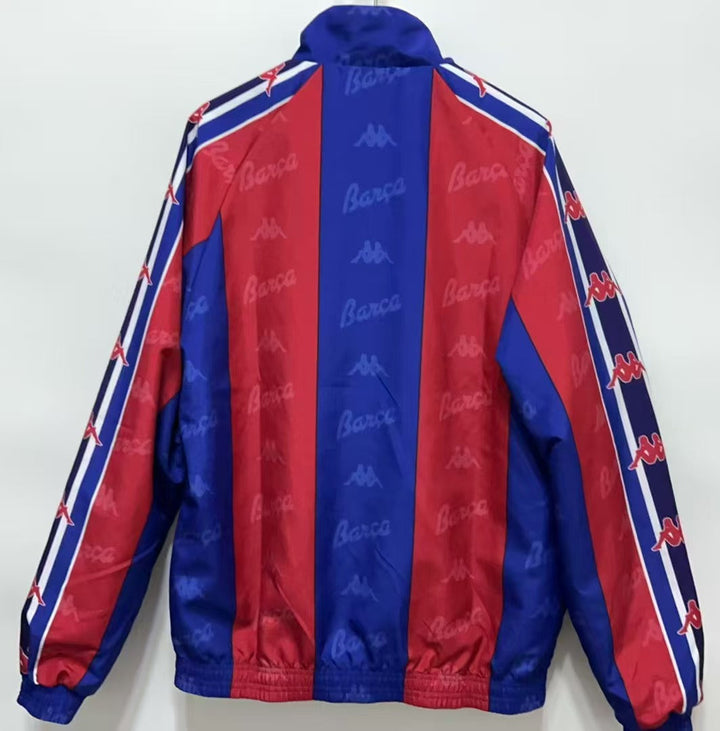 Barcelona Reversible Windbreaker Jacket 1996/97 - Turquoise/Red