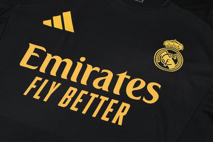 Real Madrid 2024/25 Training Shirt - Black/Yellow