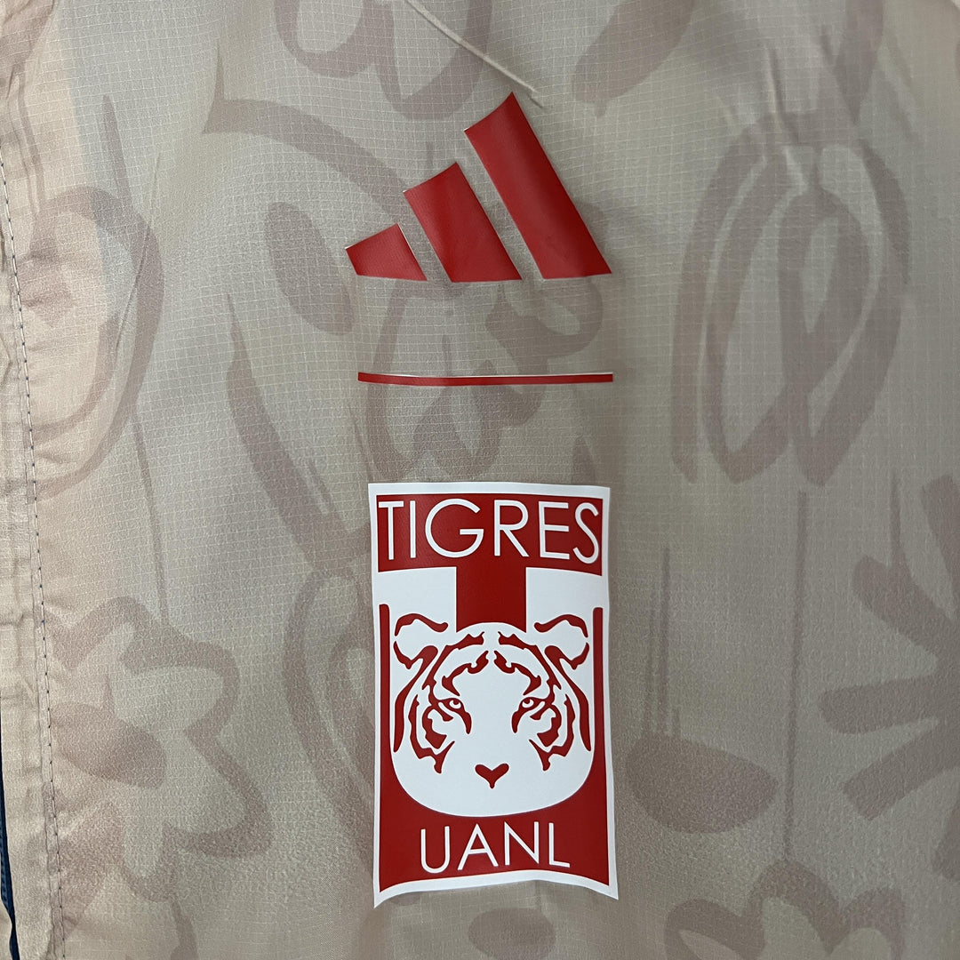 Tigres Reversible Windbreaker Jacket - Light Blue/Beige