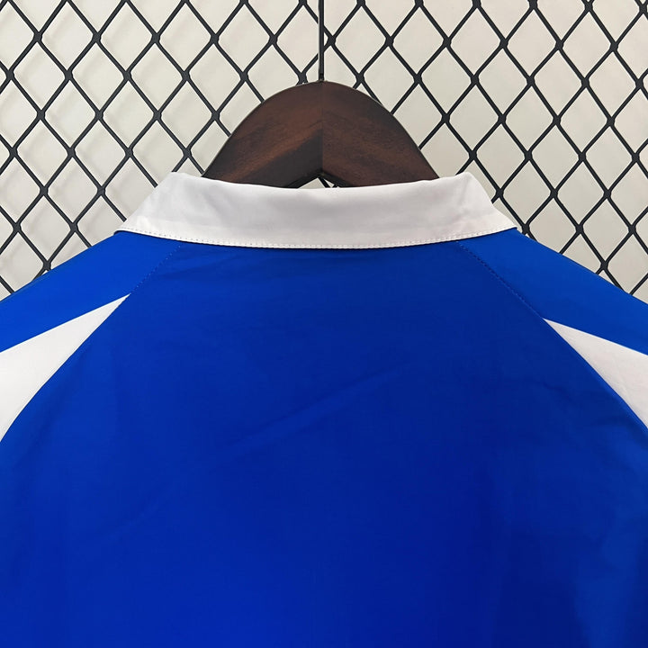 Porto Reversible Windbreaker Jacket - White/Blue