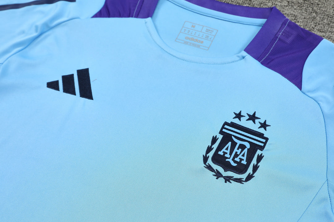 Argentina 2024/25 Training Kit - Light Blue/Navy Blue