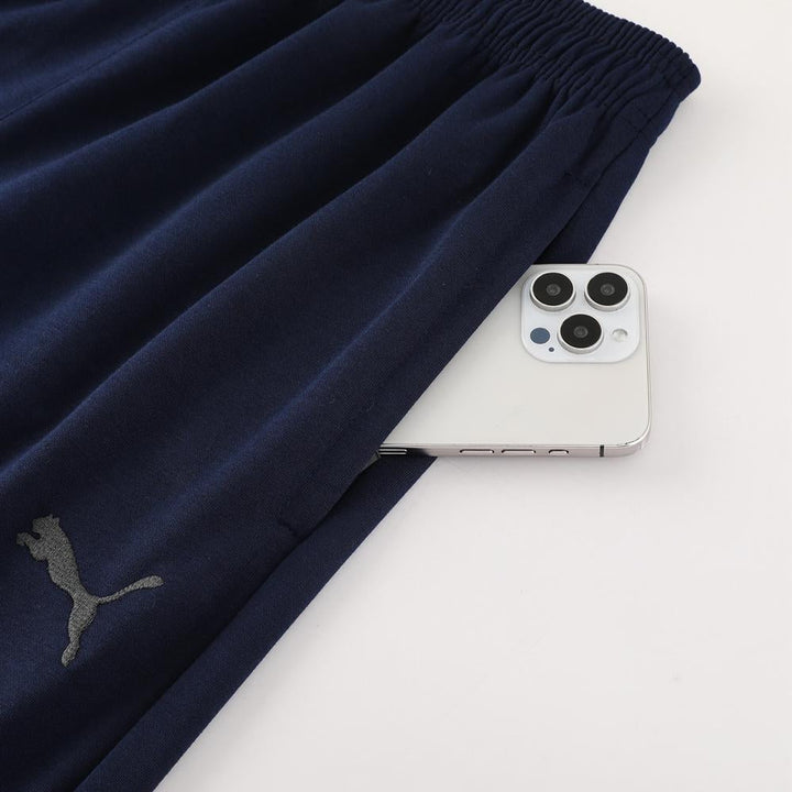 Puma Tech Fleece Set – Navy Blue/Grey