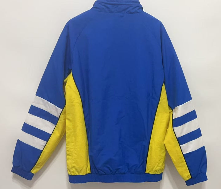 Lyon Windbreaker Jacket - Blue/Yellow