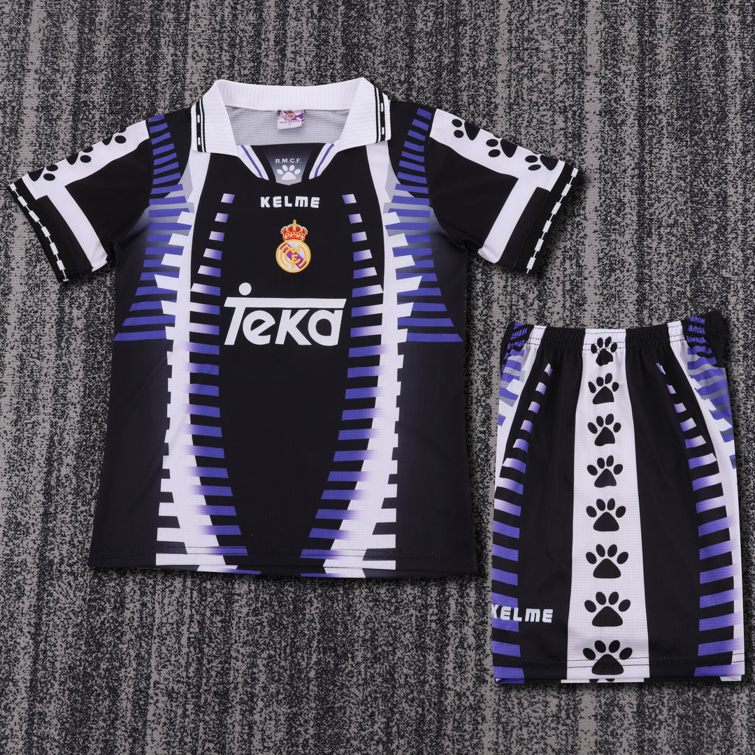 Real Madrid 97/98 Children's Third Retro Set