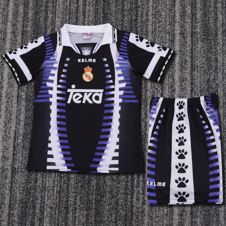 Real Madrid 97/98 Children's Third Retro Set