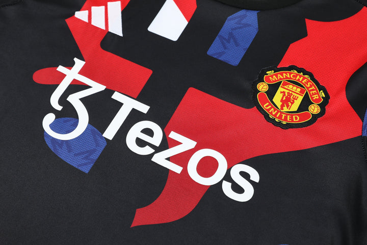 Manchester United 2025/26 Training Shirt - Blue/Red