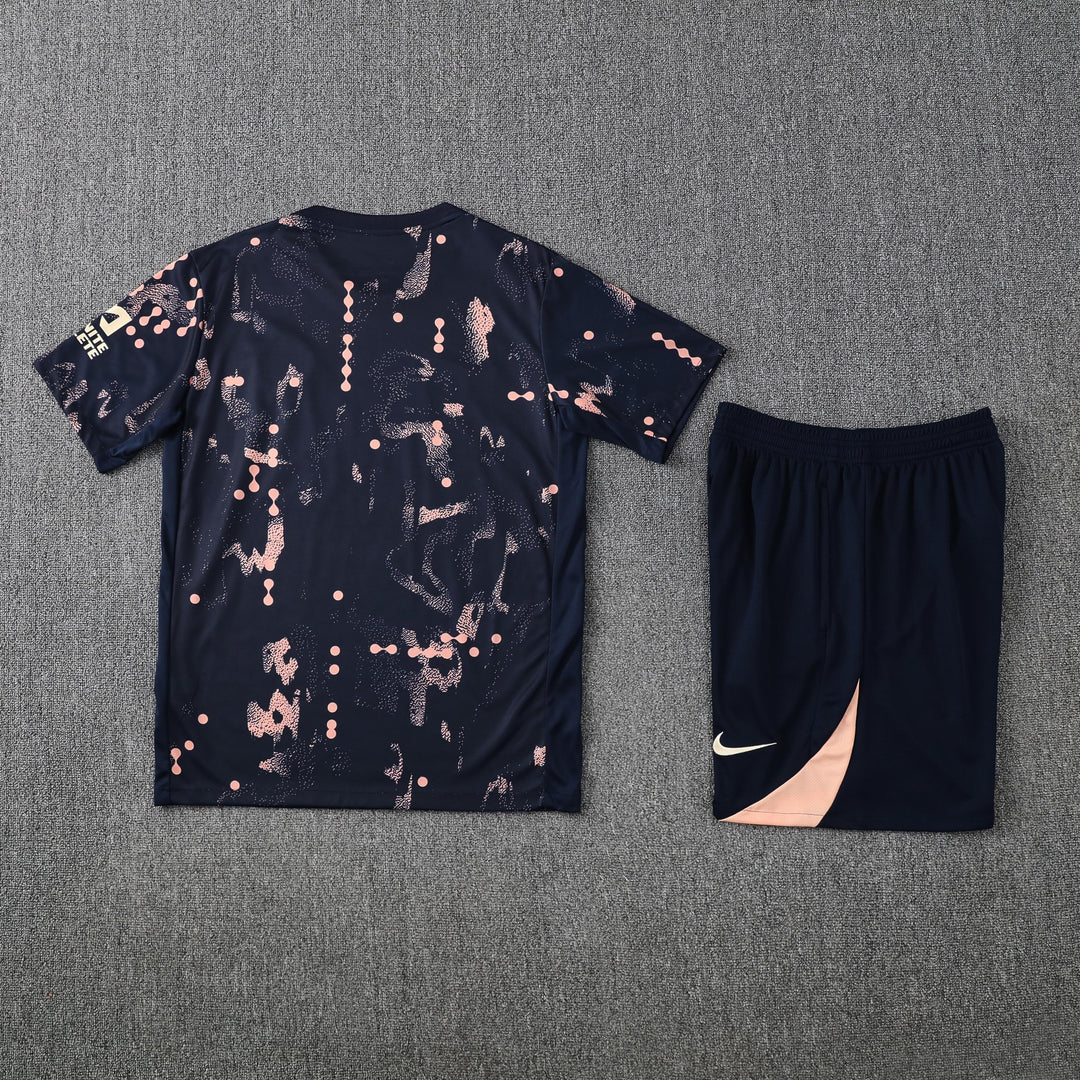 Chelsea 2025/26 Training Kit - Navy Blue/Salmon