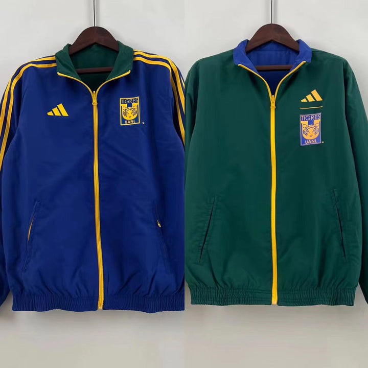 Tigres Reversible Windbreaker Jacket - Green/Blue