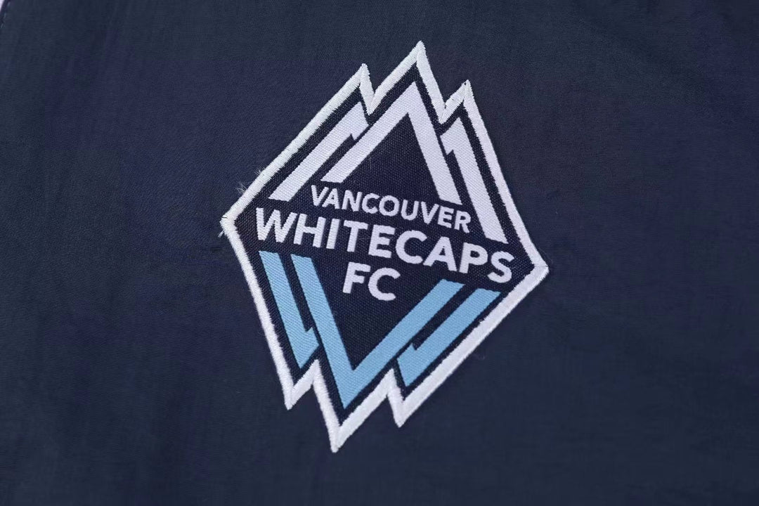Vancouver Whitecaps Reversible Windbreaker Jacket - Navy Blue/White