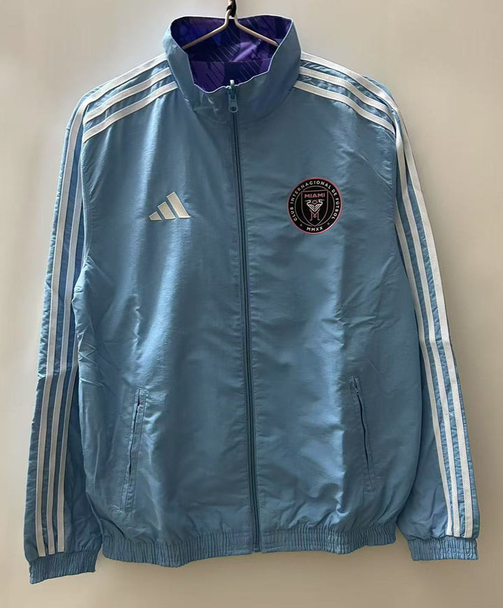 Inter Miami Windbreaker Jacket - Light Blue