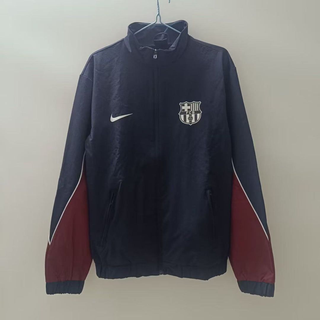 Barcelona Windbreaker Jacket - Navy Blue