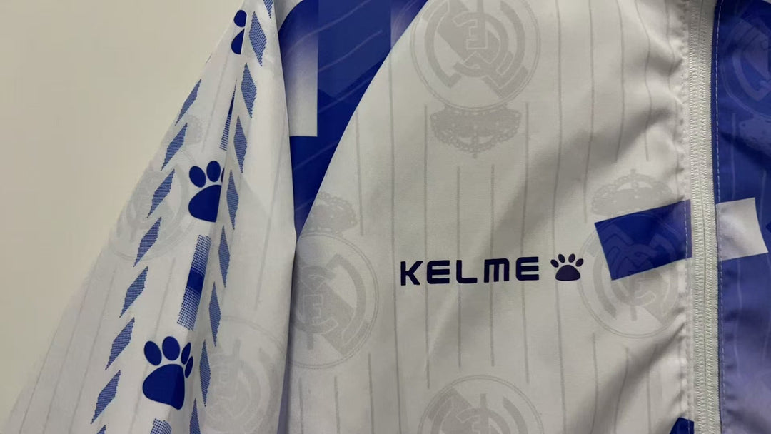 Real Madrid Reversible Windbreaker Jacket 1996/97 - Blue