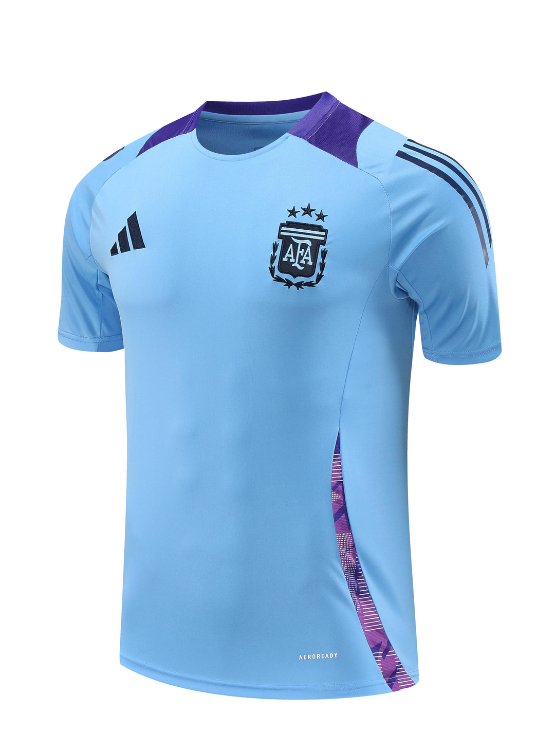 Argentina 2024/25 Training Shirt - Light Blue/Navy Blue