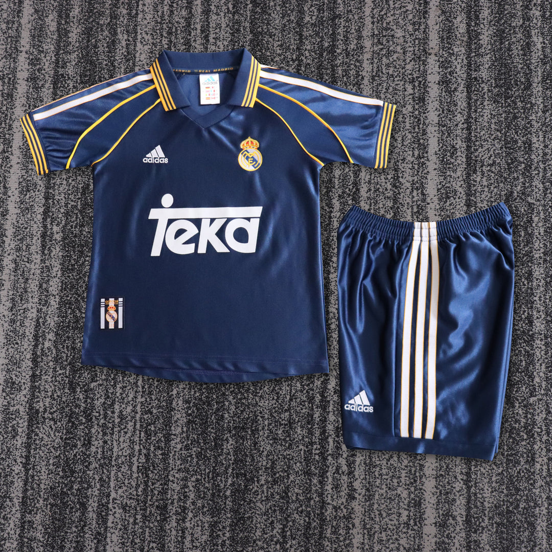 Real Madrid 98/99 Children's Third Retro Set