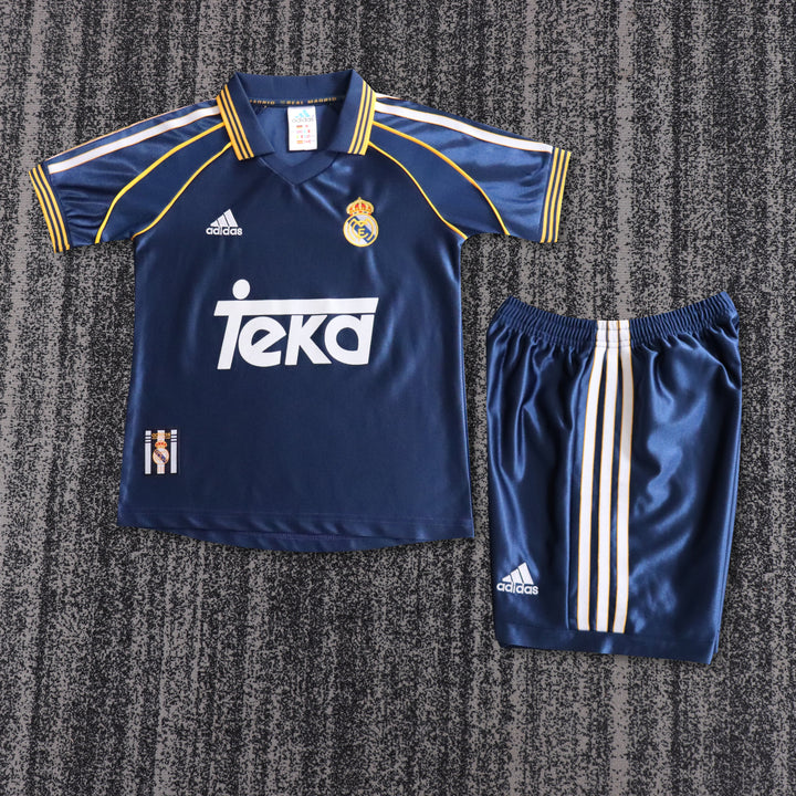 Real Madrid 98/99 Children's Third Retro Set