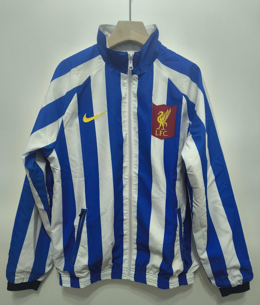 Liverpool Reversible Windbreaker Jacket - Blue/White