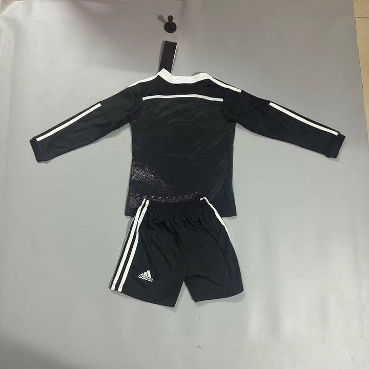 Real Madrid 14/15 Children's Away Retro Set - Long Sleeve