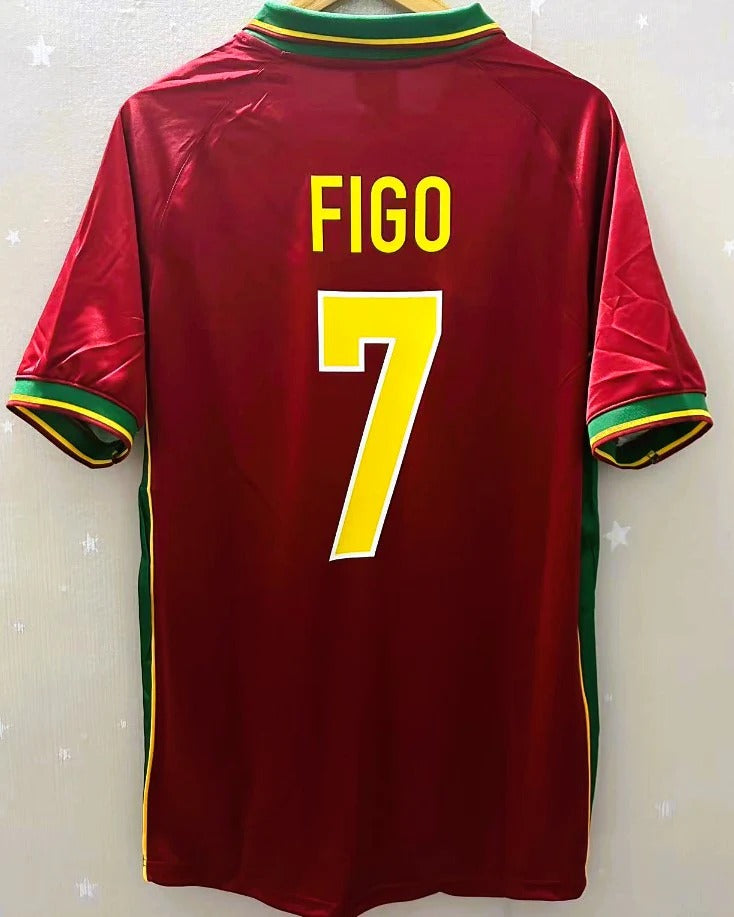 Portugal 98/99 Home Retro Shirt - FIGO #7