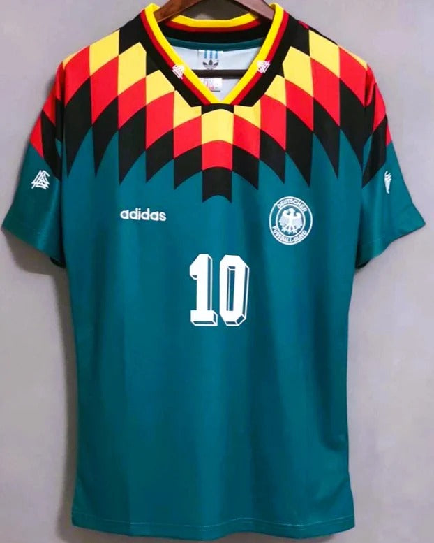 Germany 94/95 Away Retro Shirt - MATTHAUS #10