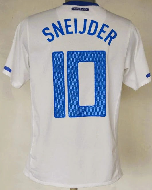 Netherlands 10/11 Away Retro Shirt - SNEIJDER #10 (+Patches)