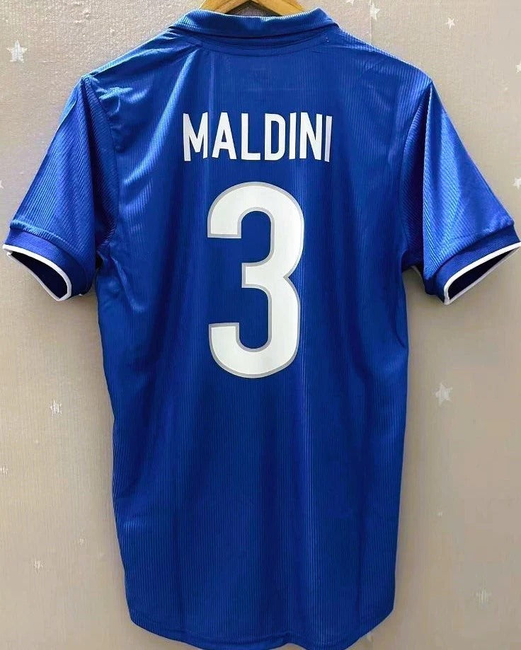 Italy 98/99 Home Retro Shirt - MALDINI #3